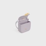 MINI CLAUDE IN SHINY CALFSKIN LIGHT LILAC - Image 4